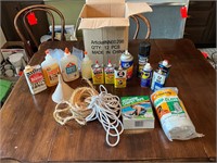 Misc. Glue, WD40, Ropes, Etc.