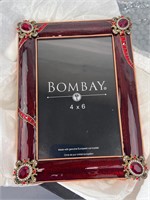 Bombay Faux Ruby Picture Frame  - 4 x 6