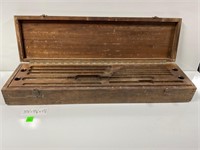 Wooden Tool Box-no tools