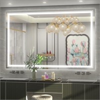 55 x 36 Inch LED Bathroom Mirror  Dimmable
