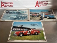 Laminated NASCAR posters