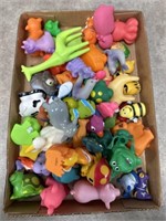 Assortment of Rubber Animal Toys