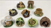 Franklin Porcelain Woodland Surprises Figurines