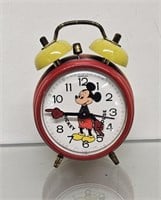Vintage Mickey Mouse Wind Alarm Clock
