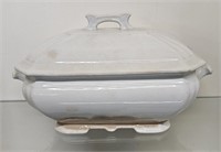 Ironstone China Tureen With Missing Ladel Spoon