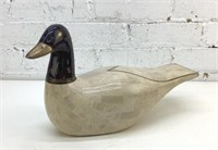 15" VTG Maitland Smith Tessellated Marble Duck