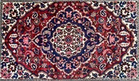 FANTASTIC 1950'S HAND KNOTTED PERSIAN WOOL RUG