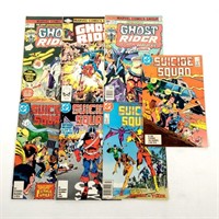 4 Suicide Squad, 3 Ghost Rider Comics