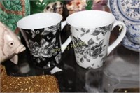 FLORAL DECORATED MUGS