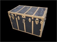 Large Vintage Steamer Trunk