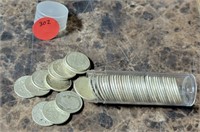 ROLL OF MIXED DATE SILVER ROOSEVELT DIMES