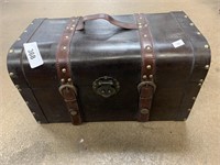 Small Wooden Decorative Trunk.