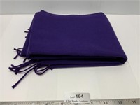 Ralph Lauren 100% Cashmere Purple Scarf Looks New!