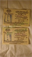 Railroad ephemera!  NY Central RR 1941 tickets!