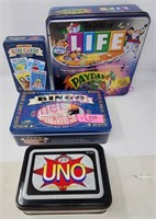Games: Bingo, UNO, Life, Payday, Cards