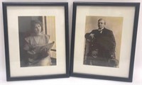 Lot of 2 Black and White Framed Photos