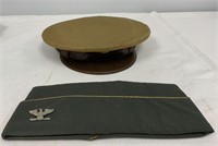 WWII 8th Armored Division Cap and Hat