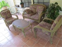 Wicker Porch Set