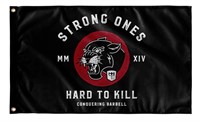 STRONG ONES POLYESTER FLAG - 36x60"