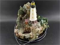 Medium sized lighthouse waterfall, 11" size with m