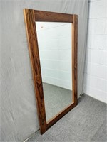 Froeske Wood Frame Wall Hanging Mirror