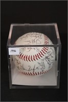 1996 Autographed Burlington Bees Baseball