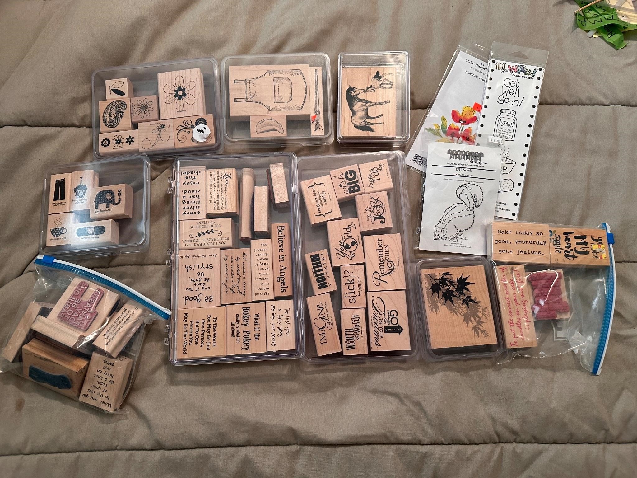 Wooden stamps