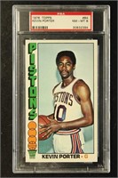 Kevin Porter PSA 8 Graded 1976 Topps Basketball Ca