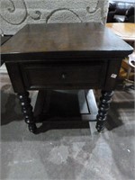 End Table with Drawer 24.5" x 26.5" x 26"