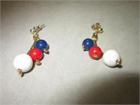 Red, white & blue Earrings