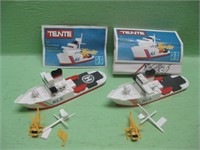 Two 1979 Hasbro Tente KL5 Patrol Boats