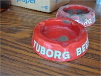 tuborg ashtrays - 2