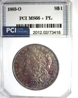 1883-O Morgan MS66+ PL LISTS $4350