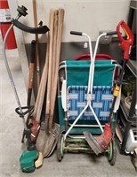 MA- Large Lot Of Yard Tools And A Couple Chairs