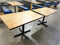 Bid X2 Wood Tables 48” X 30” X 30”