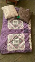 Queen size Comforter & pillows (2)