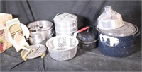 Canning Equipment, Pots, Misc parts