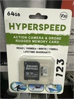 Hyperspeed 64 GB Rugged Memory Card