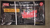 New- King 2 3/4 Ton Hydraulic Garage Service Jack