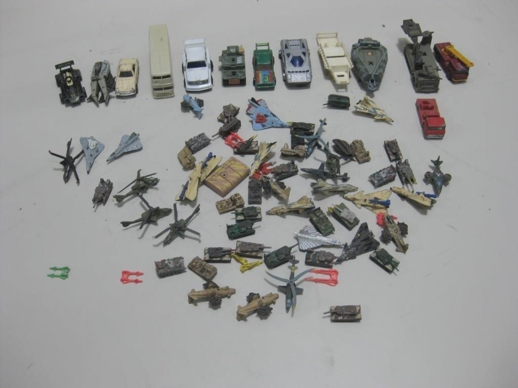 Assorted Die Cast & Plastic Vehicle Toys