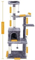 ZCM AMT0043GY CAT TREE TOWER