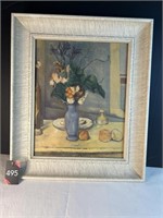 "The Blue Vase" Framed Picture