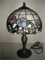 Stained Glass Lamp, 20 inches Tall
