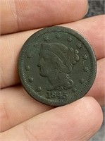1845 US Braided Hair Large Cent