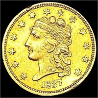 1837 $2.50 Gold Quarter Eagle CLOSELY