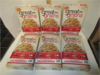 6 Boxes Great Grain Cereal