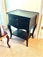 2 BLACK NIGHTSTANDS BY DESTINATIONS BY CENTURY CO