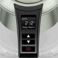 Chefman 1.8L Digital Glass Kettle