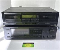 ONKYO Tape Deck and Amplifier
