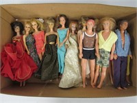 13 BARBIE & KEN BOX LOT: